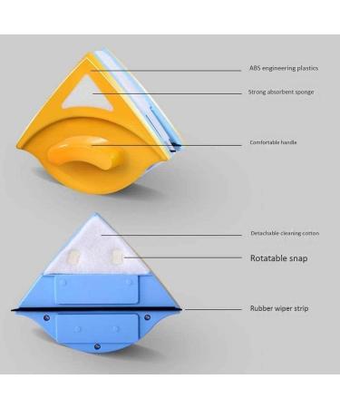 High-Rise Magnetic Window Cleaner Glass Cleaning Brush Tool Double-Sided Household Wiper 3 8mm - Buy Online on GoSupps.com