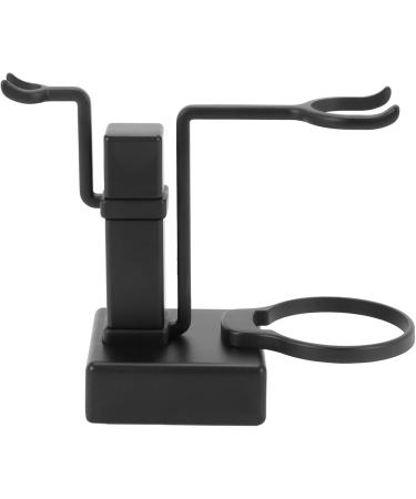 Bassulouda Metal Shaving Stand for Hairdressing Salon | Shaving Brush & Bowl Holder | Black Cup Soap Stand - International Shipping Available - Buy Online on GoSupps.com