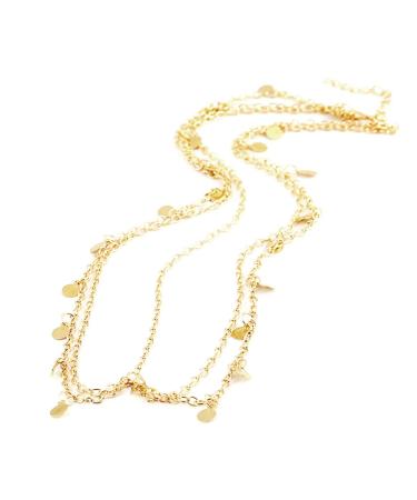 Jewelry Chain Headpiece Head Chain Jewelry Headpiece Forehead Chain Tassel Metal Sequin Hair Band Decoration Accessary for Wedding Prom Party Golden