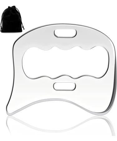 Ferleiss IASTM Guasha Massage Tool - Premium Stainless Steel Soft Tissue Scraping for Back & Legs | International Shipping Available - Buy Online on GoSupps.com