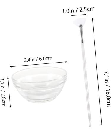 Housoutil Beauty up Aluminum Brush Cream Suit Make Facemask Acid Applicator Tools Facial Brush Skincare Tool Body Mix White Nylon Lip Gloss - Buy Online on GoSupps.com