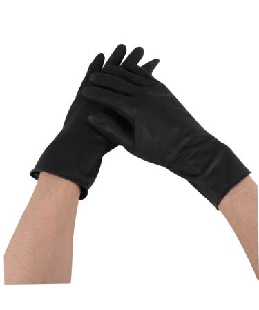 minkissy 6 Pairs Gloves for Cleaning Guantes De Latex Negros Medium Latex Gloves Hair Dye Glove Salon Gloves Black Gloves Tool Belt Particles Non- Barber Supplies Black Latex Gloves - Buy Online on GoSupps.com
