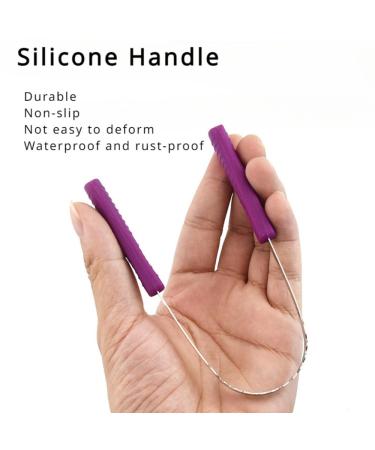 Stainless Steel Tongue Scraper - Effective Bad Breath Fighter & Oral Care Essential for Adults | Travel Friendly Tongue Cleaner (Green - Buy Online on GoSupps.com