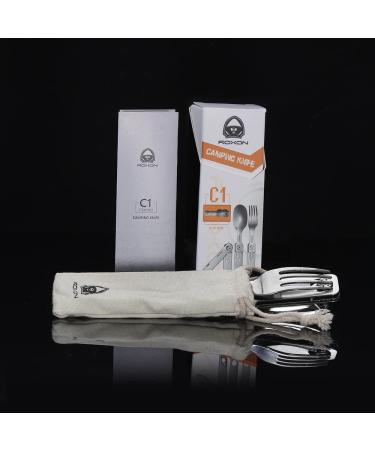 ROXON C1 3-in-1 Camping Detachable Cutlery Knife Spoon Fork | Outdoor Camping Hiking Essential - Buy Online on GoSupps.com