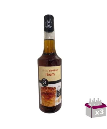 Set of 3 Rioba Syrups - Rum - 3 x 70cl