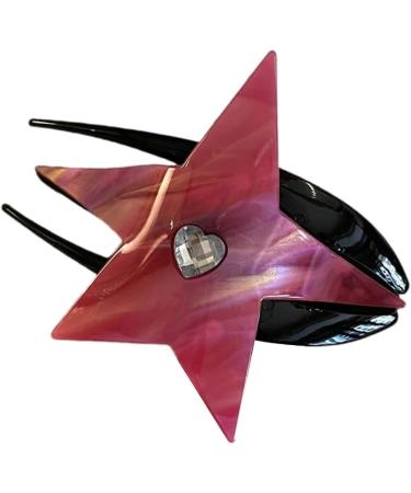 Limtula Internet Celebrity Taking Photo Ponytail Hair Clip with Multi Type Hair Clip for Woman Long Hair Hairpins Pink and white recta - Buy Online on GoSupps.com