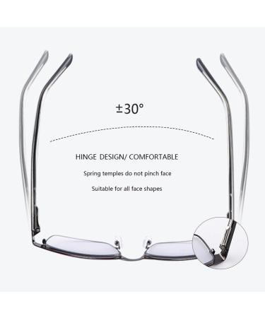 MIRYEA Photochromic Nearsighted Glasses - Retro UV400 Transition Sunglasses for Men & Women - Lightweight Black Full Frame Myopia Eyewear - Anti-Glare -1.25x - Buy Online on GoSupps.com
