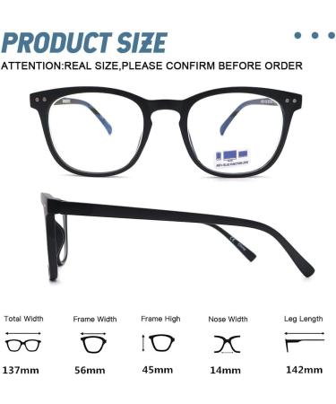 Vjuysw Blue Light Filter Glasses - 2PC Gaming & Computer Eye Protection Reduces Fatigue & Improves Sleep - Unisex Blue Light Blocking Slim Design - Buy Online on GoSupps.com