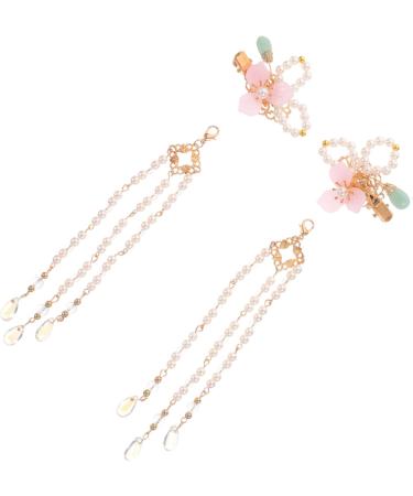 Beaupretty Accessories Pairs comb traditional hair accessories flower tassel barrettes flower tassel flower hair hair flower headpiece hair s classical metal pair Comb - Buy Online on GoSupps.com