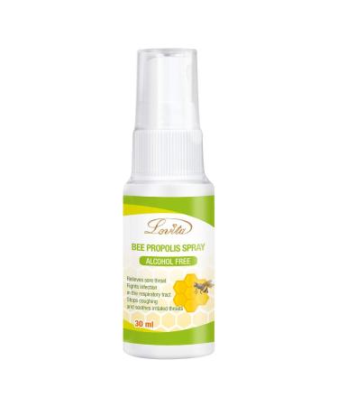 Lovita Propolis Spray | Throat Spray | 500 mg Propolis per ml |High Concentration | Alcohol-Free | 1 Fl Oz 1 Fl Oz (Pack of 1)