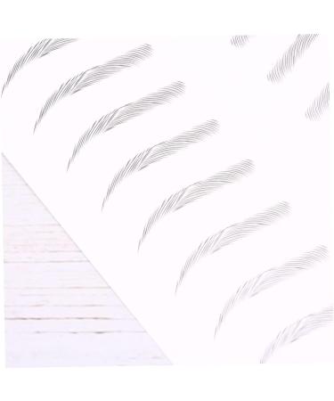 WOONEKY 6 Sheets Pairs Eyebrow Makeup Tools Brow Lamination False Eyebrows Sticker Stickers Eye Brow Black - Buy Online on GoSupps.com