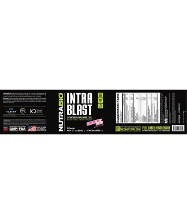 NutraBio Intra Blast Bcaa Powder Amino Acid Supplement Electrolyte & Hydration Blend Intra Pre Workout & Muscle Recovery 20g Eaa Amino Acids Powder 5g Glutamine- Dragonfruit Candy 30 Serving Dragon Fruit Candy - Buy Online on GoSupps.com