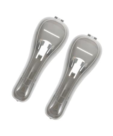 FRCOLOR 2 STK razor storage box organizer for traveler gasolas Storage box for razor carrier bag for razor razor protective cover blades rust protection.