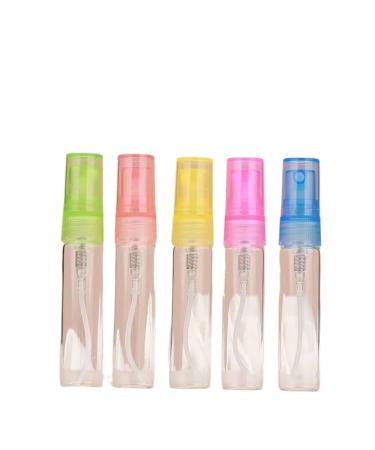 10ml Portable Perfume Glass Bottle Mini Empty Cosmetic Spray Bottles Suitable for Travel Portable Refillable Makeup (Color : 5ml-Random 1pcs)