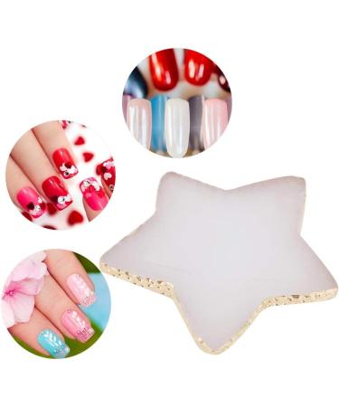 Fyearfly Nail Art Painting Palette - Harz Gel Color Mix Display Holder for Families & Salons | Manicure Tools - Star Transparent - Buy Online on GoSupps.com