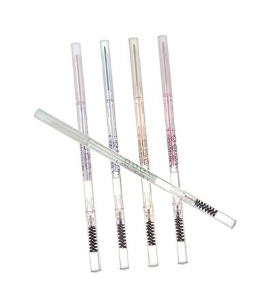 IWOWHERO 5pcs Eyebrow Pens Ash Brown Eyebrow Pencil Eyebrow Pencils with Brush Brown Eyebrow Pencils Plastic
