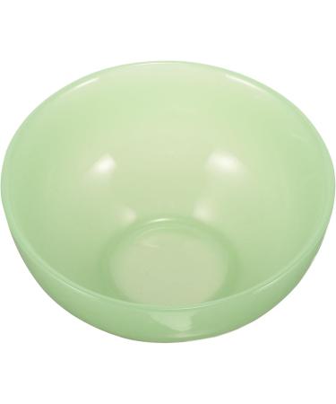 2-Piece Green Terrarium Bowls for Men's Care | Decorative Soap & Shaving Bowl - Jade Glass Containers 11.5x11.5x5cm - Buy Online on GoSupps.com