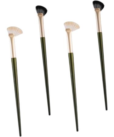 Healeved 8 Pcs Nose Shadow Brush Angled Eyeshadow Brush Concealer Brush Nose Makeup Brush Wooden Handle - Buy Online on GoSupps.com