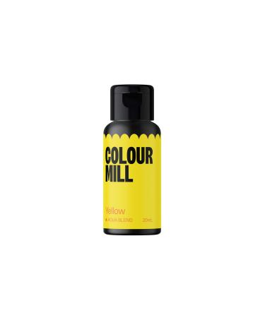 Yellow - Aqua Based Colouring 20ml - Colour Mill