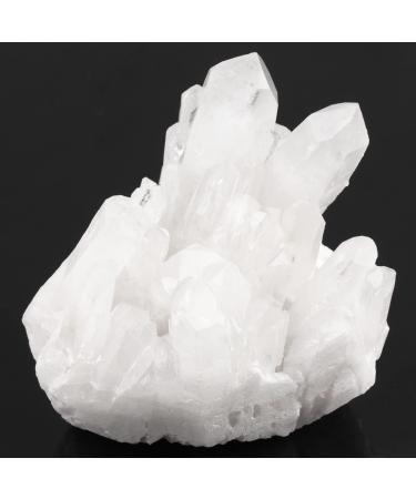 Nupuyai Natural Mountain Crystal Druse Rodstein - Irregular Crystal Cluster for Reiki Healing & Home Decoration - Medium Size Gemstone - Buy Online on GoSupps.com