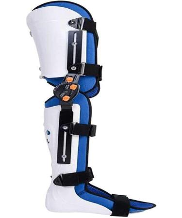 Adjustable Hip Joint Fixation Bracket Support Lower Limbs Orthosis Knee Ankle Foot Orthosis Hip and Knee Fixed Brace for Fascia Tendon and Calf Stretching Rehabilitation Training Reduce Swelling Spee L43-45 Left foot