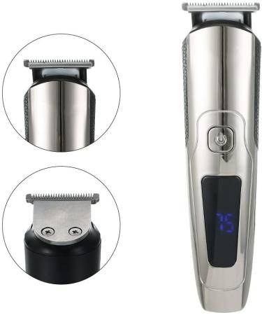 Buy 5-in-1 Hair Clippers for Men - Multifunctional Electric Trimmer with LCD Display USB Rechargeable & Washable Nose Hair Clipper | International Shipping Available - Buy Online on GoSupps.com