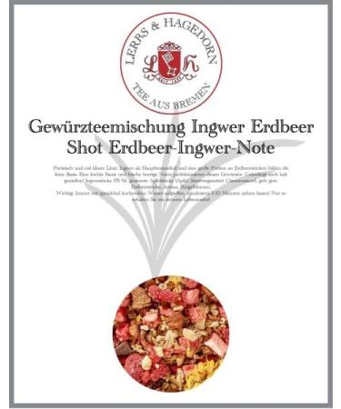 Lerbs & Hagedorn Spiced tea blend with ginger strawberry and ginger 1 kg