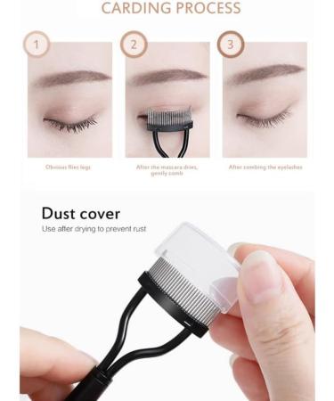 Eyelash Brush Comb Lash Comb Separator Eyelash Makeup Separator Eyelash Curler Metal Cosmetic Tool for Beauty Style 4 eyelash comb - Buy Online on GoSupps.com