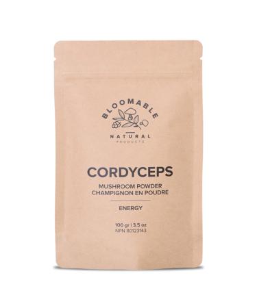 Cordyceps Mushroom Powder by Bloomable I Energy and Endurance (100 gr) 100 g (Pack of 1)