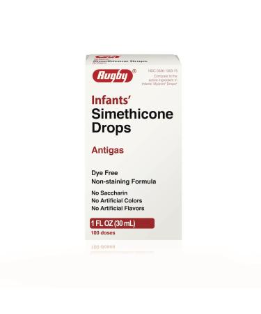 Newborns, Infants & Children Gas Relief Simethicone 20 mg/0.3ml Drops Dye Free Generic for Mylicon 1 oz (30ML) 2 PACK Total 2 oz 1 Fl Oz (Pack of 2)