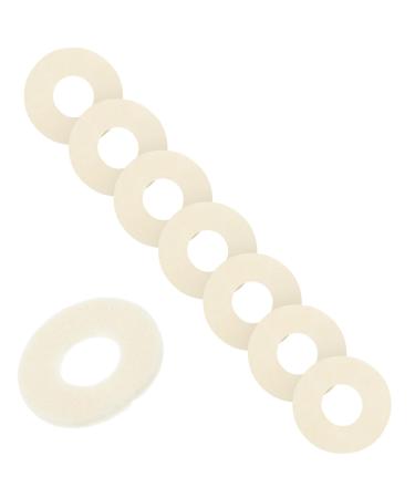 SEWOART 10 Sheets Corn Pads for Toes Corn Pads for Feet Foot Corn Pads Replaceable Callus Pads Metatarsal Pads Foot Care Supplies Corn Cushion Sticker White Portable Felt White 3.50X3.50X0.20CM