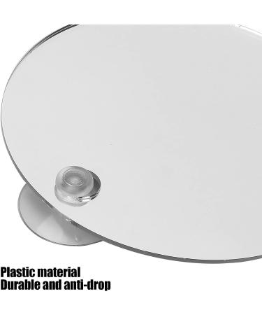 Fogless Round Shower Mirror - Shatterproof & Portable Bathroom Shaving Mirror - Buy Online on GoSupps.com