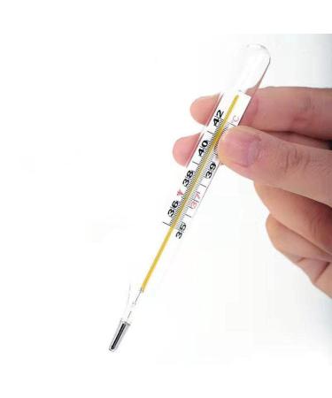 Healeved 2Pcs Glass Oral and Axillary Thermometer Set - Fast and Accurate Reading 94-108 F - Armpit Temperature Monitor - Buy Online on GoSupps.com