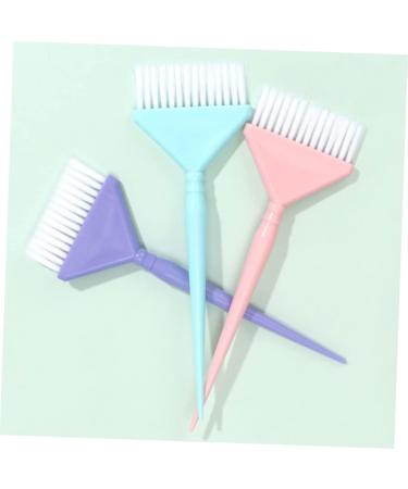 Brosse Teinture Et Peigne Teinture Lot De 3 Set De Pi ces Petit Souple Nylon Kit De Coloration Cheveux Professionnels Pour Salon Et Usage Domestique Couleurs Rose Bleu Violet - Buy Online on GoSupps.com