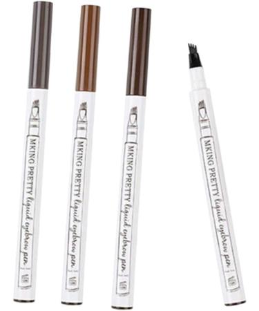 FOMIYES 8 pcs Eyebrow Pen Four-pronged #brown #dark Long-lasting Grey Pencil #black Liquid Makeup #chestnut 1 count (Pack of 1) As Shownx2pcs - Buy Online on GoSupps.com