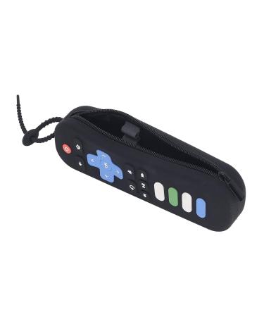 Soft Silicone Baby Bite Bag with Strap - Dustproof & Remote Controlled Multi-Functional Storage for Rings Pens & Brushes - Black - Buy Online on GoSupps.com