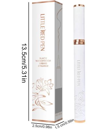 Waterproof and Smudge-Proof Liquid Eyeliner Pencil Long-Lasting and Smear-Proof | Liquid Eyeliner Pen | for Makeup Parties Dates Beauty Women and Girls - Buy Online on GoSupps.com