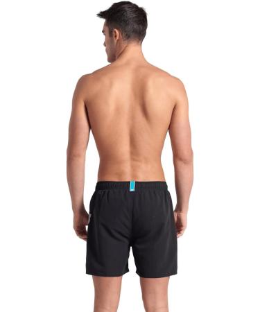 Buy ARENA Men's Fundamentals Logo Boxer R Swim Trunks - Black/White (1 Pack) | International Shipping Available - Buy Online on GoSupps.com