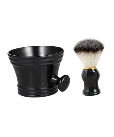 Oshhni Shaving Brush Set Cleaning Bowl Soap Brush for Birthday Accessories