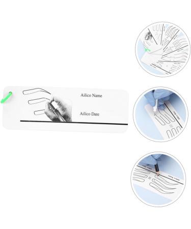 Hemoton 1 Set Eyebrow Guide Template Brow Guide Stencil Eyebrow Shaper Tool Eyebrow Trimming - Buy Online on GoSupps.com