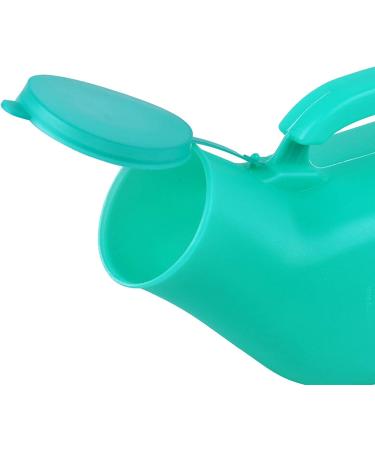 1200ML Male Urinal Reusable Long Neck Incontinence Pee Bottle Plastic Urine Collection Spill Proof Device Snap-On Lid Happy - Buy Online on GoSupps.com