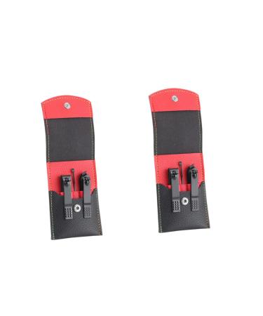 Beaupretty 2 Sets Nail Set Personal Care Nail Clipper Toenail Cutters Nail Kits Manicure Nail Clipper Ear Nail Care Tools Cuticle Stainless Steel Remover Travel Clean 18.5X5.5X3CM