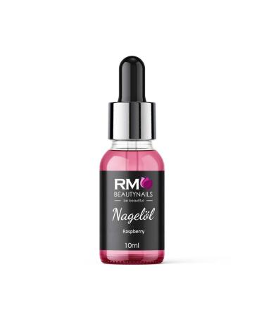 Nail Oil Nail Cuticle Oil with Pipette Nail Oil Care for Nails and Cuticles RM Beautynails 10ml (Raspberry)