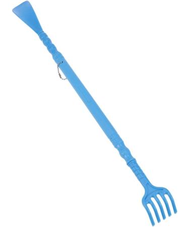 Blue Long Handle Back Scratcher & Shoe Horn - Itching Relief & Body Massager | International Shipping - Buy Online on GoSupps.com