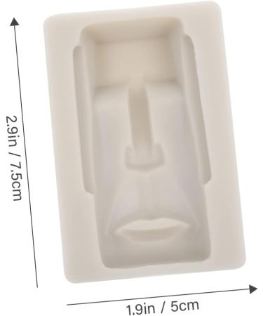 Alipis Moai Stone Statue Mold Easter Island Candy Silica Gel 7.5X5X2CM As Shown 3 - Buy Online on GoSupps.com