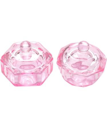 Octagonal Dappen Dish Cup Crystal Glass Glassware Tool for Nail Art Manicure Care Nail Powder Liquid Dish - Buy Online on GoSupps.com