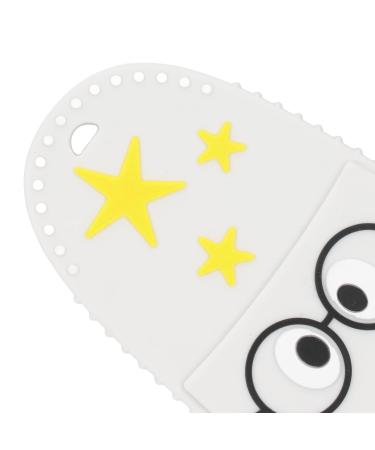 Baby Silicone Teether Improve Coordination Tactile Exploration Slipper Shaped Baby Teething Toy for Home Use (Beige) - Buy Online on GoSupps.com