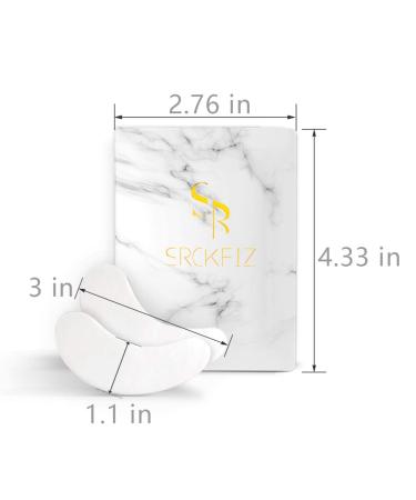 SRCKFIZ 100 Pairs Lint Free Eye Gel Pads for Eyelash Extensions - Hydrogel Under Eye Patches for Professional Use - Buy Online on GoSupps.com