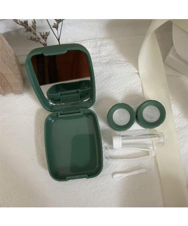 Buy Square Single-Colored Contact Lens Etui - Frosted Box for Students & Women - Cute & Portable Myopia Container (BR Bruin) - Buy Online on GoSupps.com