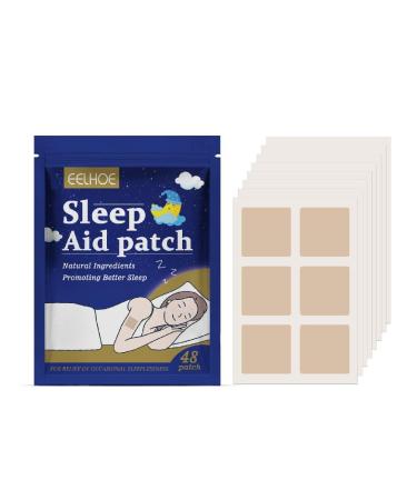 Natural sleep aid falling asleep faster 48 sleeping patches relieves muscle tension and body fatigue sleeping tool sleep aid patches for seniors/children/adults